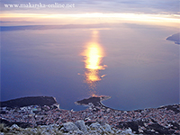 makarska from biokovo