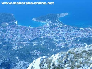 Makarska from Vošac