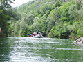 Rafting auf dem Fluss Cetina